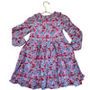 Jacadi White, Pink, Blue, Red Floral Dress - Size 6A