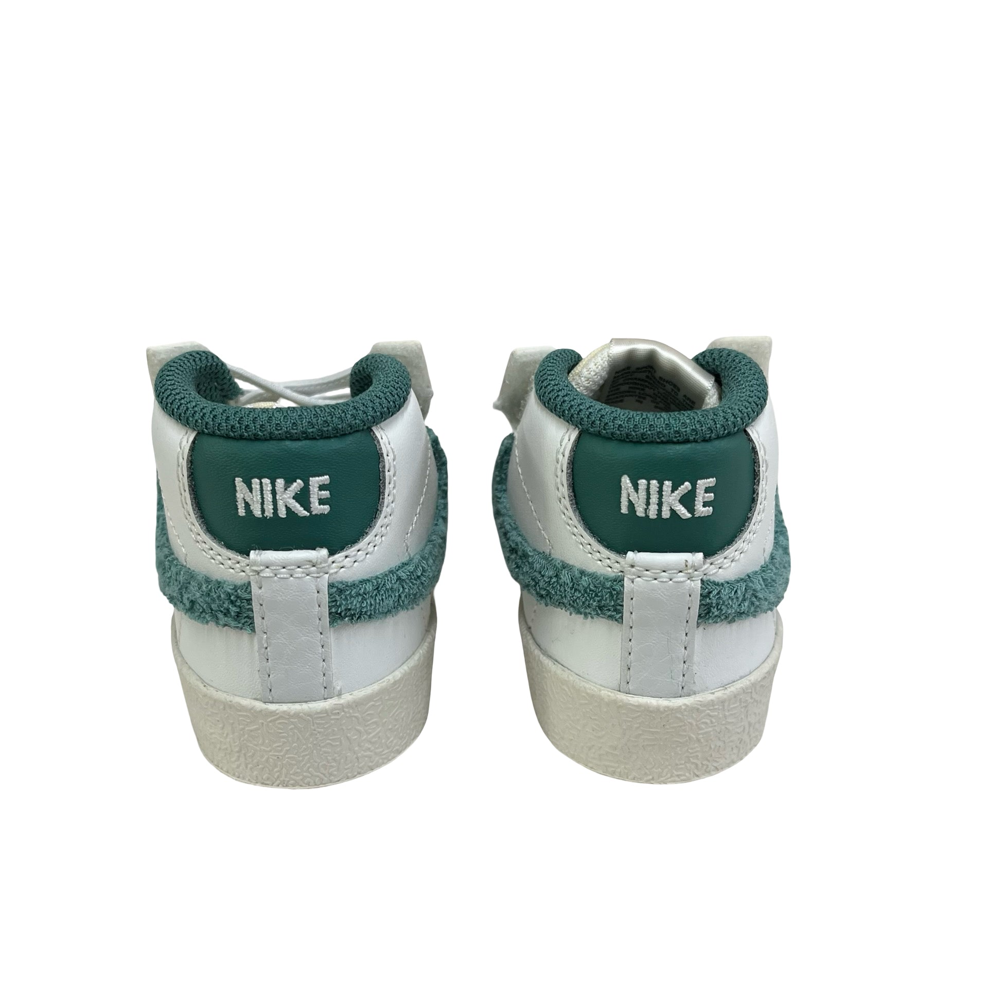Nike Blazer Mid White & Green Sneakers New in Box - Size 4C