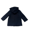 Zara Navy Hooded Toggle Jacket - Size 2-3