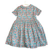 Jacadi White, Teal, Pink, Blue Floral Dress - Size 8A
