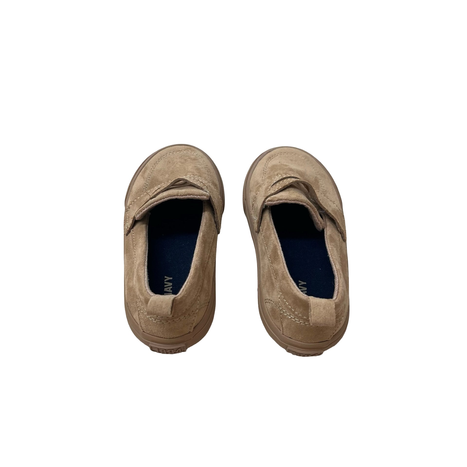 Old Navy Brown Faux Suede Rubber-Sole Loafer Shoes - Size 8