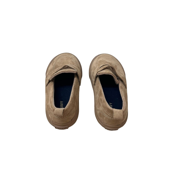 Old Navy Brown Faux Suede Rubber-Sole Loafer Shoes - Size 8