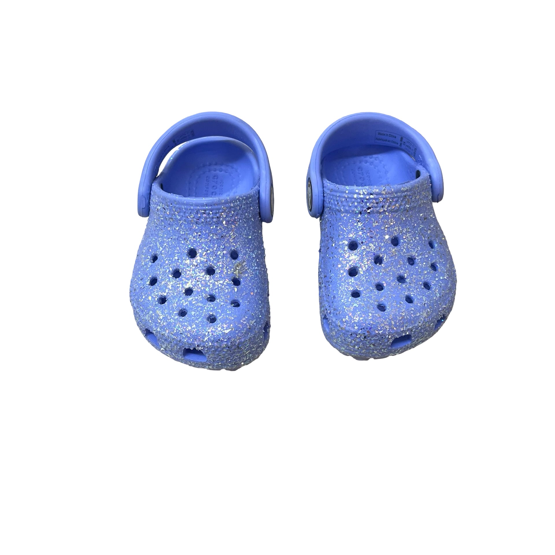 Crocs Lavender Glitter Shoes - Size C4