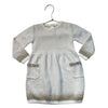 Billieblush Ivory & Gold Sweater Dress - Size 18 Mo