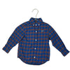 Vineyard Vines Blue Plaid Flannel Button Down Shirt - Size 2T