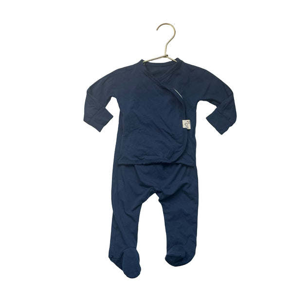 Bonsie Navy Skin-To-Skin One Piece - Size 3-6 Months