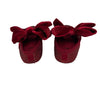 H&M Red Glitter Velvet Shoes - Size 16/17 (2/3)