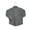 Janie and Jack Black & White Check Button Down - Size 2T