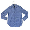 Crewcuts Blue & White Check Button Down Shirt - Size 8