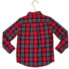 Janie and Jack Red Tartan Plaid Button Down Shirt - Size 3