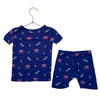 Kyte Blue Axolotl Print PJ Set - Size 2T