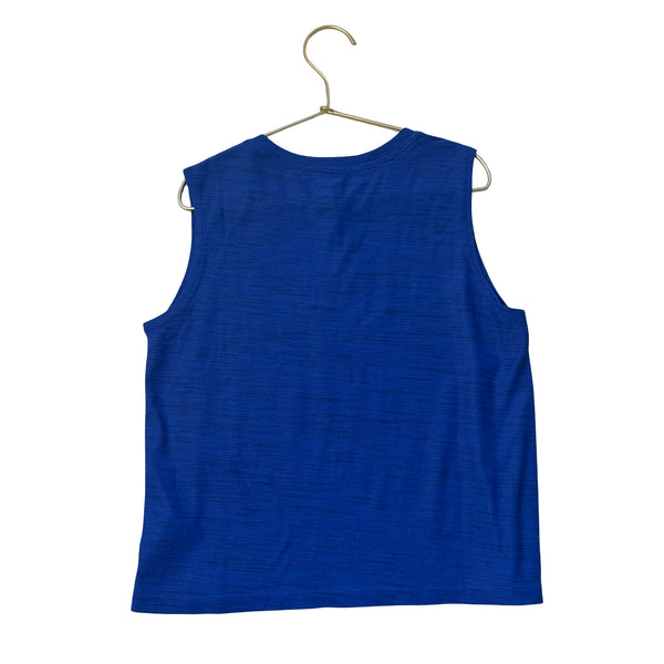 Old Navy Active Heather Blue Athletic Tank - Size S 6-7