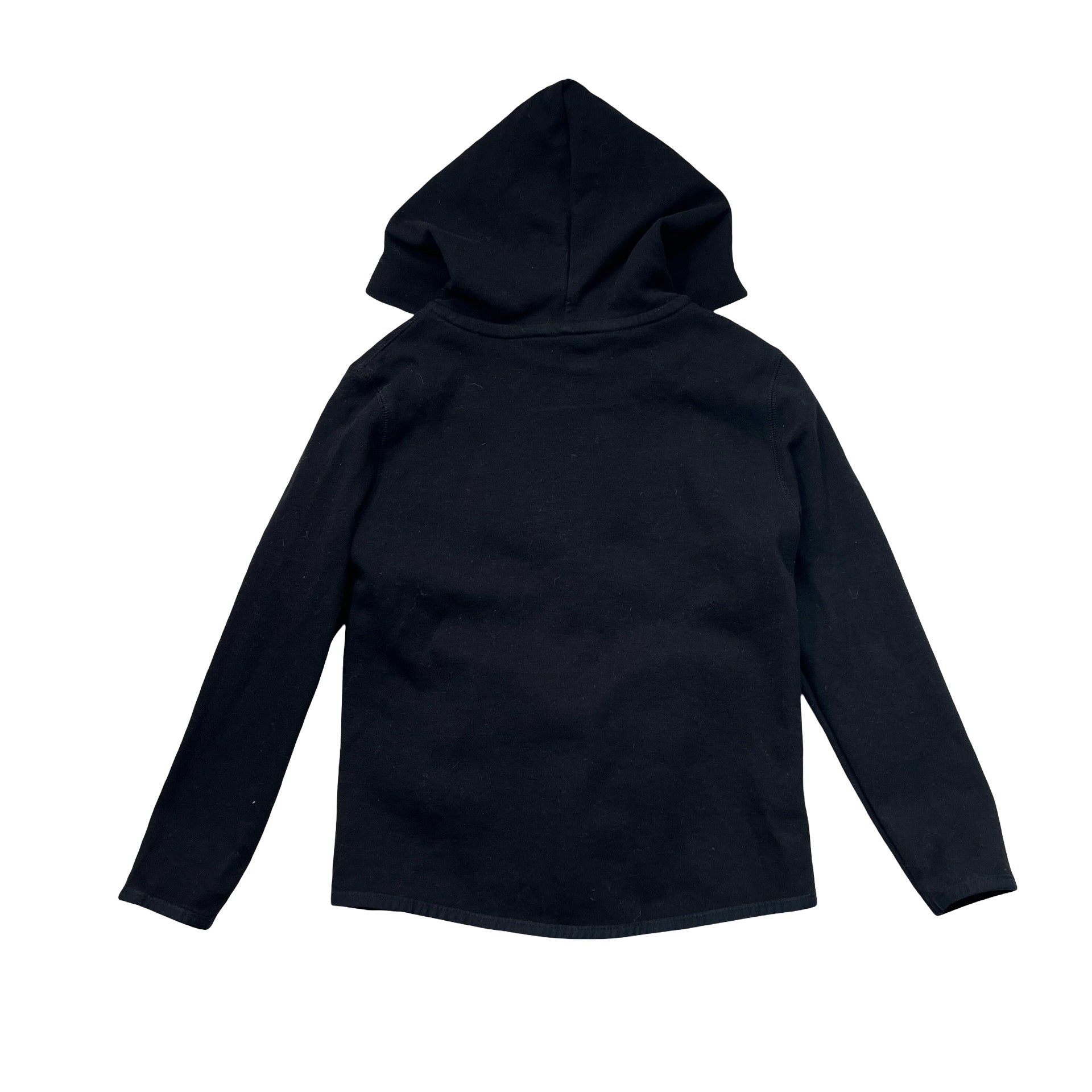 Gap Fit Black Zip-Up Hooded Sweatshirt - Size S 6-7