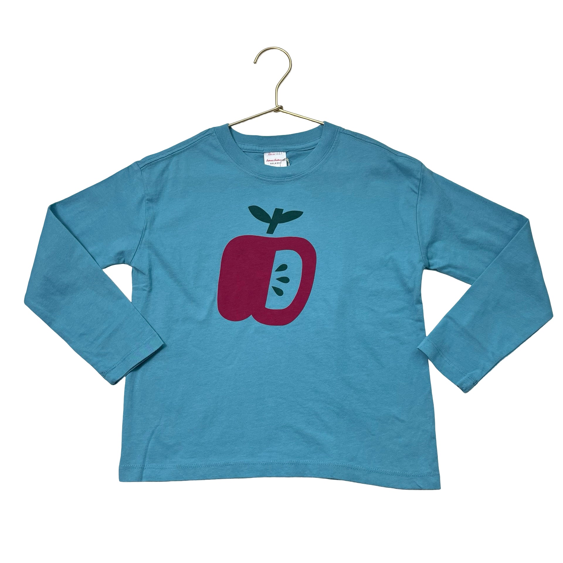 Hanna Andersson Blue Apple Shirt - Size 6-7