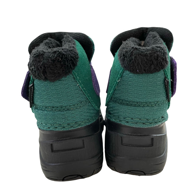 North Face Green, Purple & Black Winter Boots - Size 5