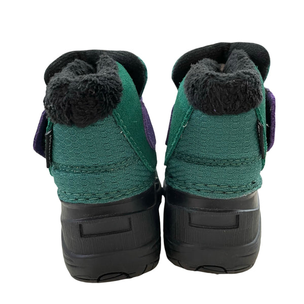 North Face Green, Purple & Black Winter Boots - Size 5