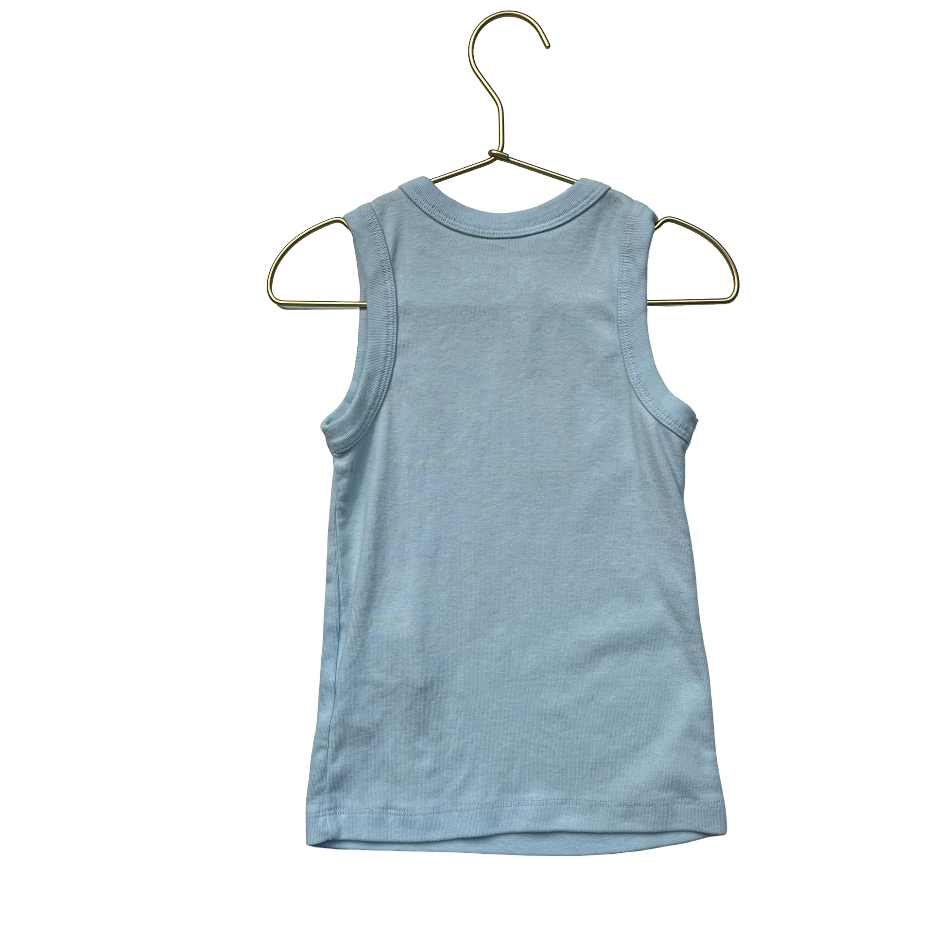 Abercrombie Kids Light Blue Stitch Tank - Size 5-6