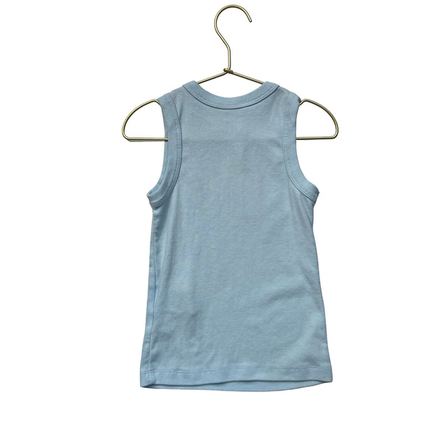 Abercrombie Kids Light Blue Stitch Tank - Size 5-6