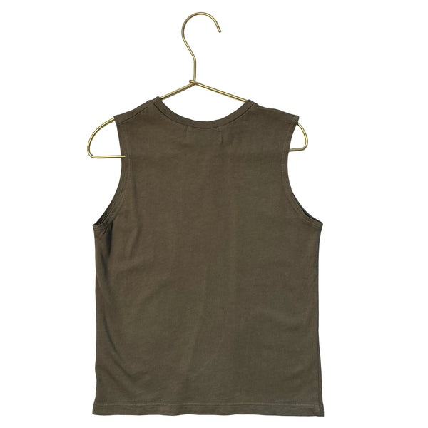 Go Gently Nation Olive Green Tank Top - Size 3T