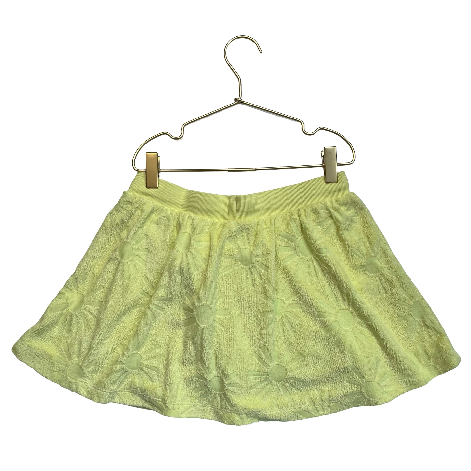 Old Navy Yellow Terry Sun Skort Skirt - Size L 10-12