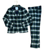 Janie and Jack Navy & Green Tartan Plaid Flannel Suit - Size 8