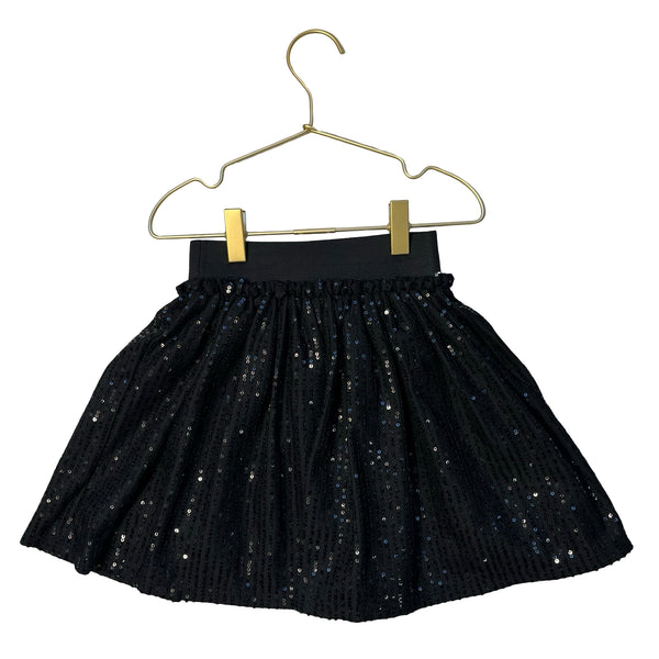 btween Black Sequin Skirt - Size 7