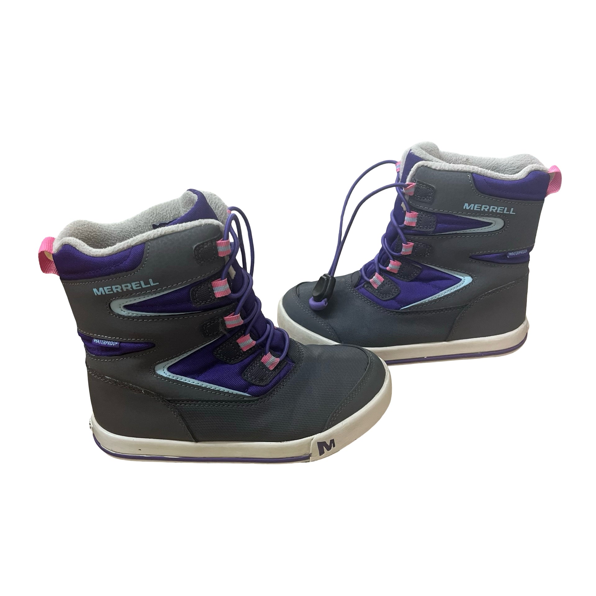 Merrell Purple & Gray Winter Boots - Size 13