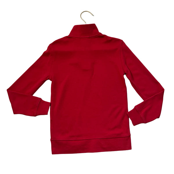 Polo Ralph Lauren Red Quarter-Zip Pullover - Size 6