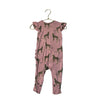 Posh Peanut Pink Leopard One-Piece - Size 9-12 Mo