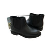 Cat & Jack Black Faux Leather 'Tanner' Ankle Boots New with Tags in Box - 11