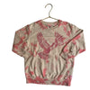 Munster Blush & Pink Tie-Dye Bird Graphic Tunic Sweatshirt - Size 4