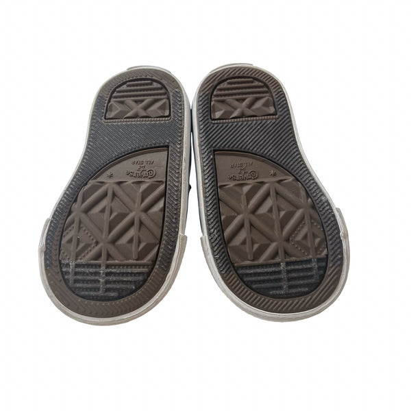 Converse All-Star Navy Velcro Sneakers - Size 3