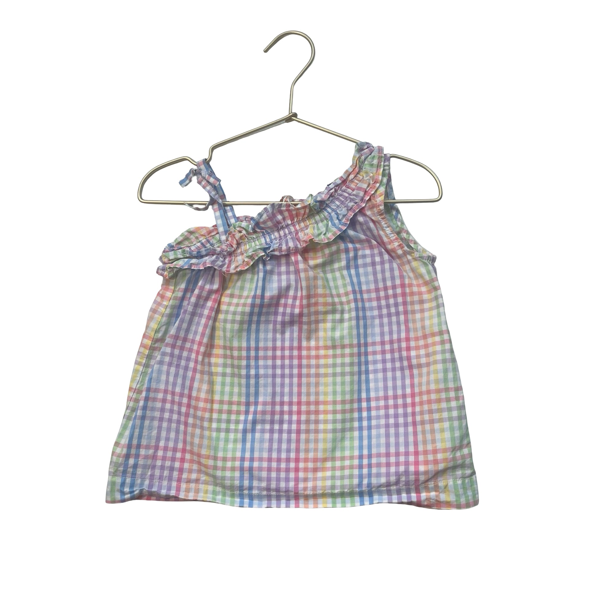 Crewcuts Pastel Check Top - Size 3