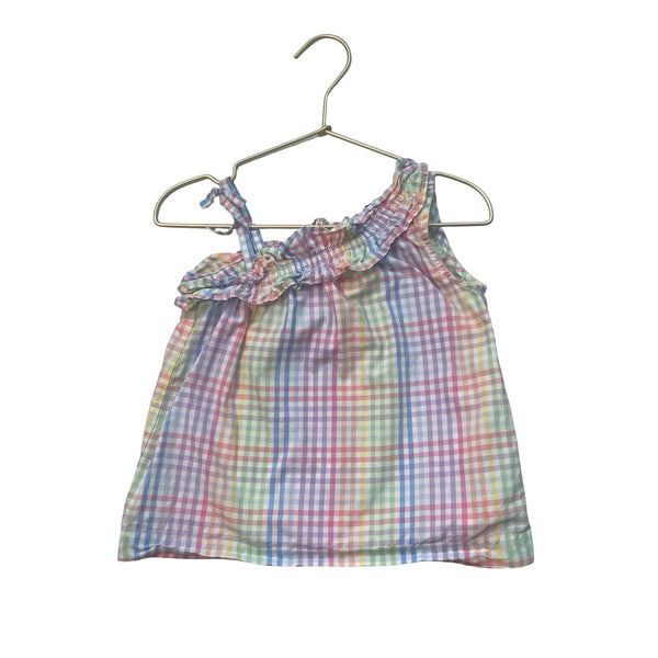 Crewcuts Pastel Check Top - Size 3