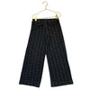 Zara Black & White Windowpane Plaid Tweed Pants - Size 8