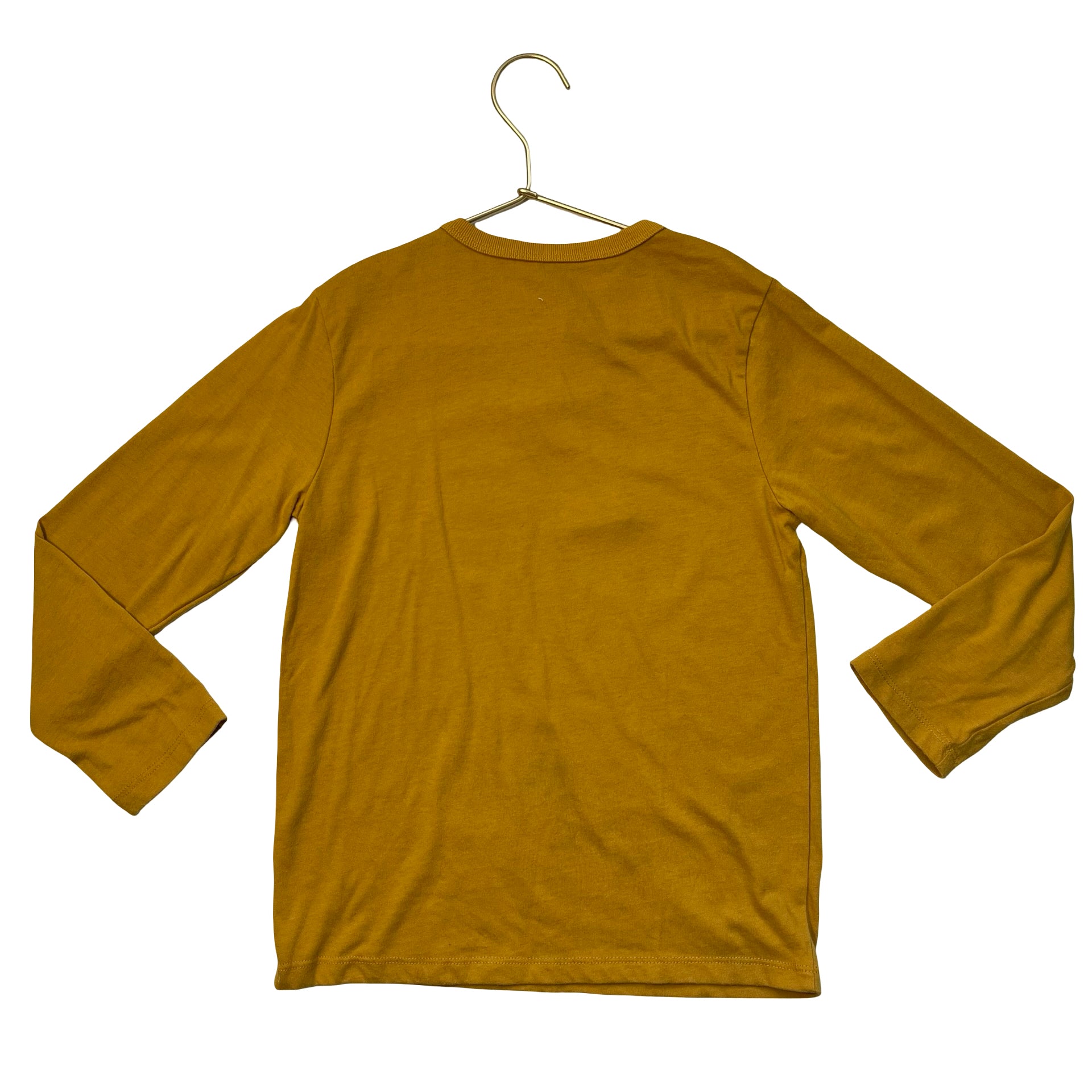 Children's Place Yellow Turkey Graphic Thanksgiving Shirt - Size S 5-6