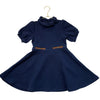 Janie and Jack Navy Quilted Dress - Size 7