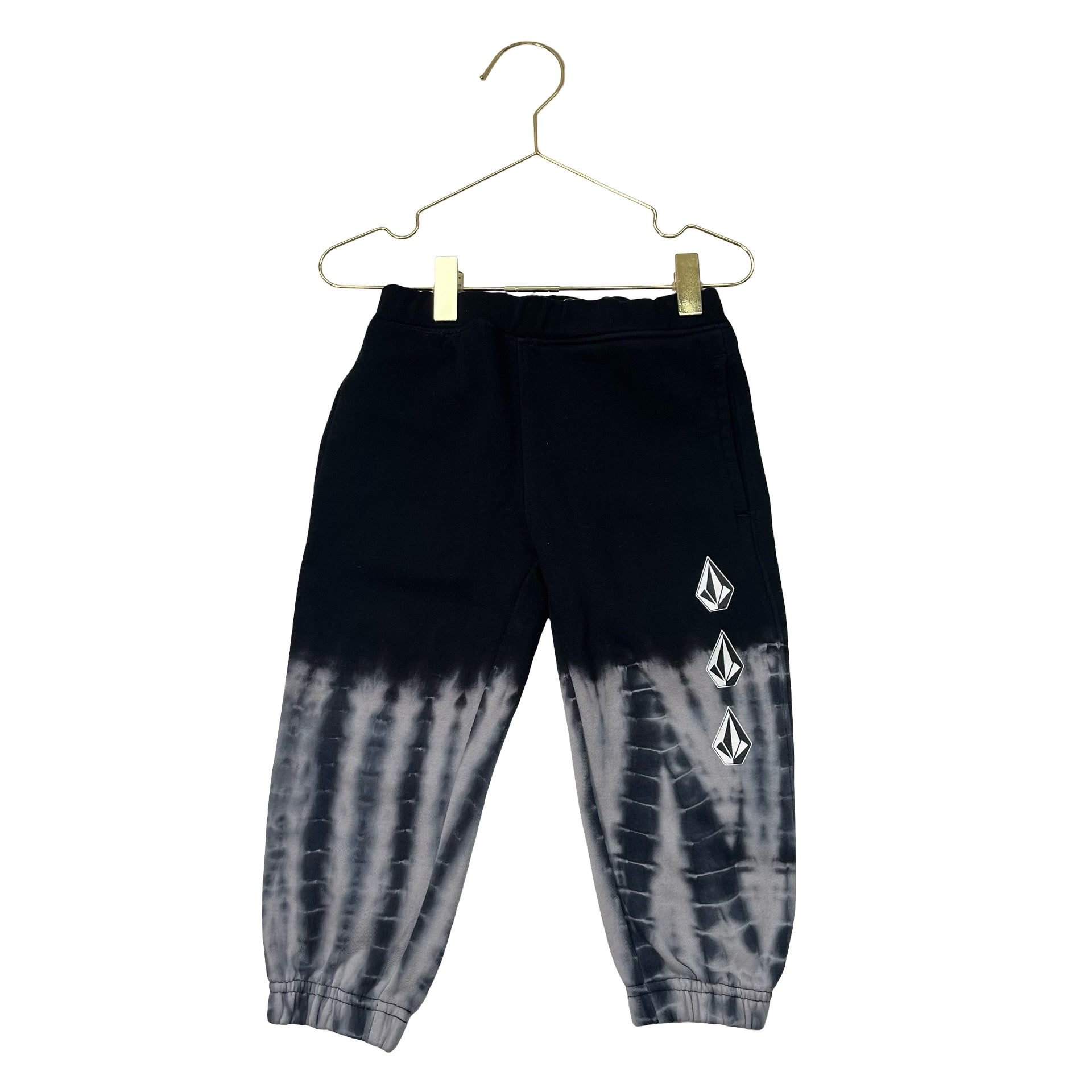 Volcom Black & Gray Tie-Dye Joggers - Size 3