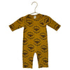 Kate Quinn Yellow Bee Print One-Piece - Size 0-3 Mo