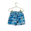 Tommy Bahama Blue Tie-Dye Shark Print Swim Suit - Size 2T