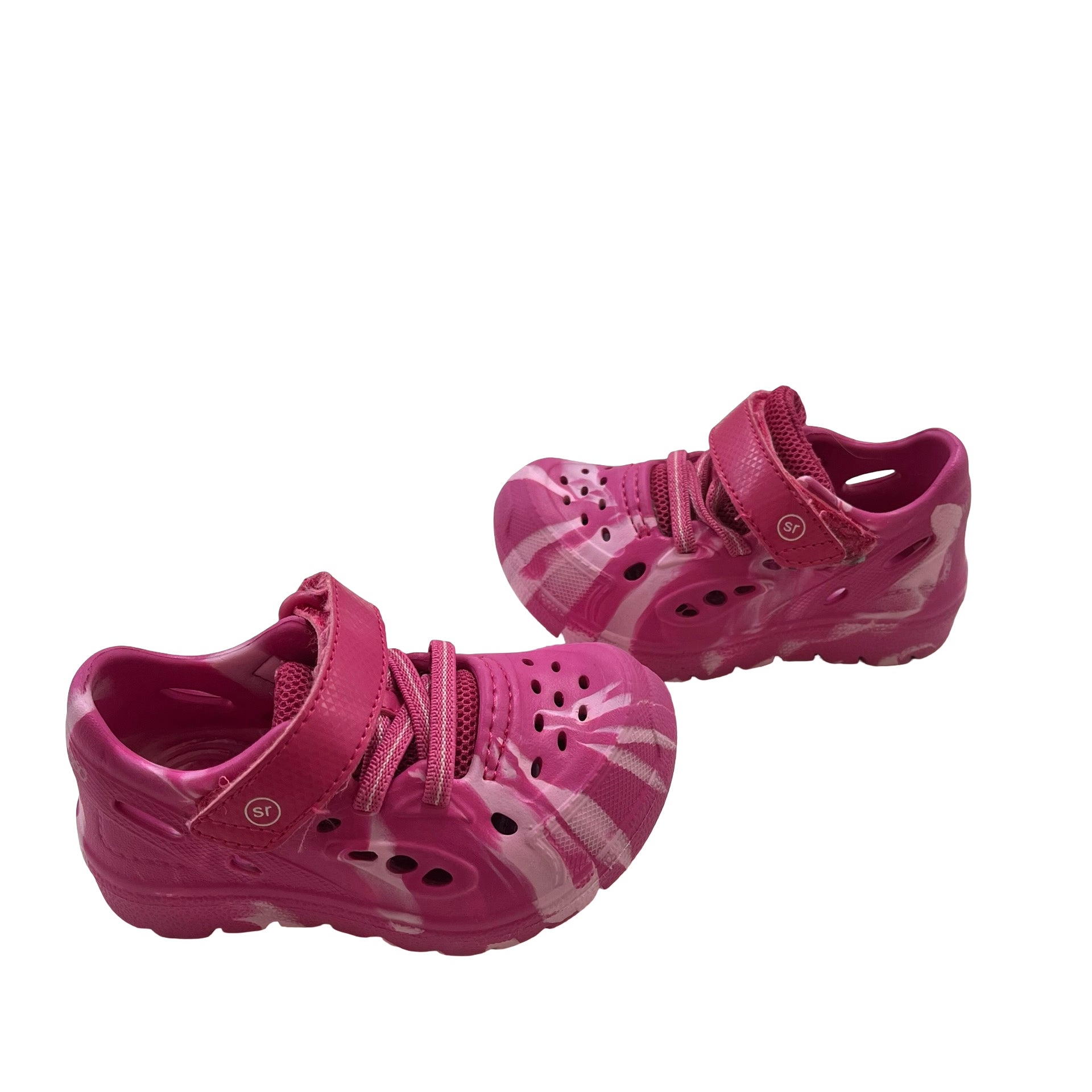 Stride Rite Pink Swirl Shoes - Size 5