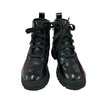 UGG Ashton Lace-Up Glitter Black Boots - Size 1Y Big Kid