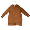 The Simple Folk Brown Linen Shirt Dress - Size 7-8