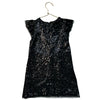 Tahari Black Sequin Dress - Size 4