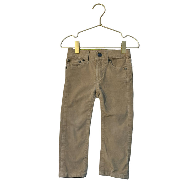 Crewcuts Stretch Khaki Corduroy Pants - Size 2