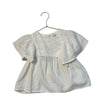 Zara Ivory Gauze & Eyelet Top - Size 5
