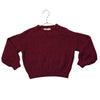 H&M Burgundy Chenille Sweater - Size 5-6