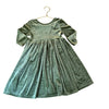 Mila & Rose Green Velour Dress - Size 5-6