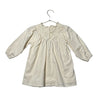 Zara Ivory Corduroy & Eyelet Dress - Size 2