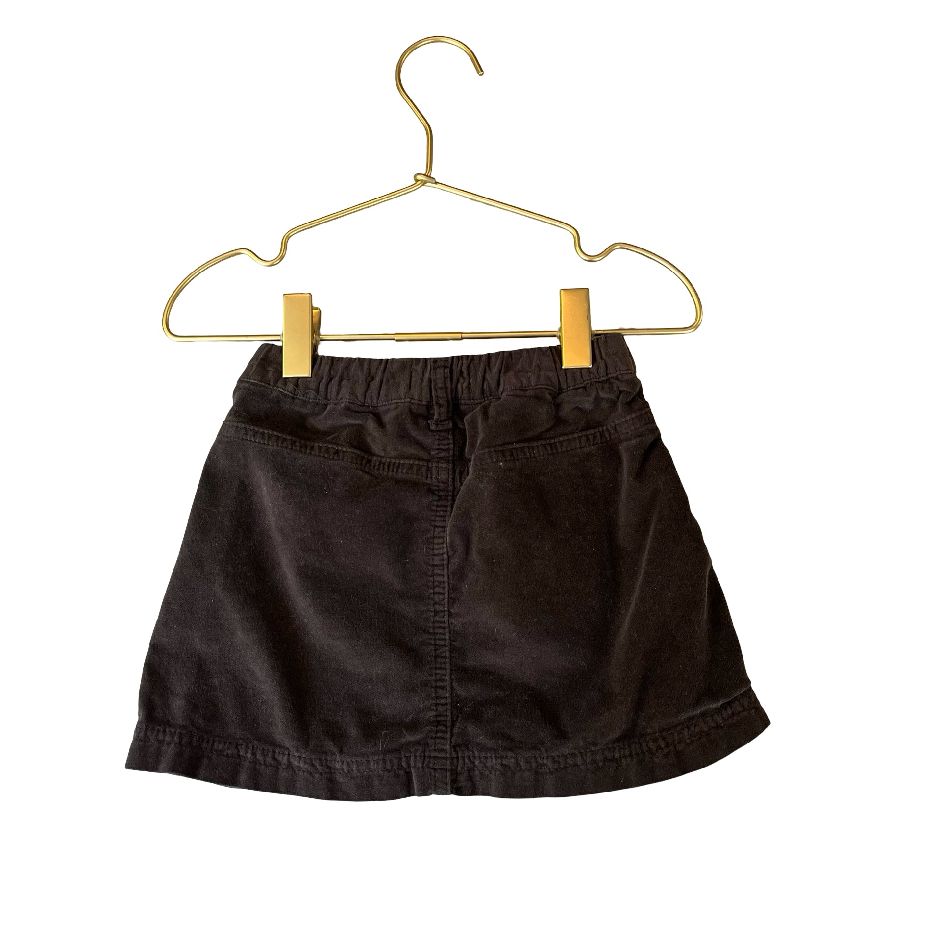 Zara Brown Velvet Skirt - Size 4